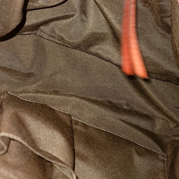 COACH BURNT ORANGE LEATHER CARRYALL - Picture 7 of 10